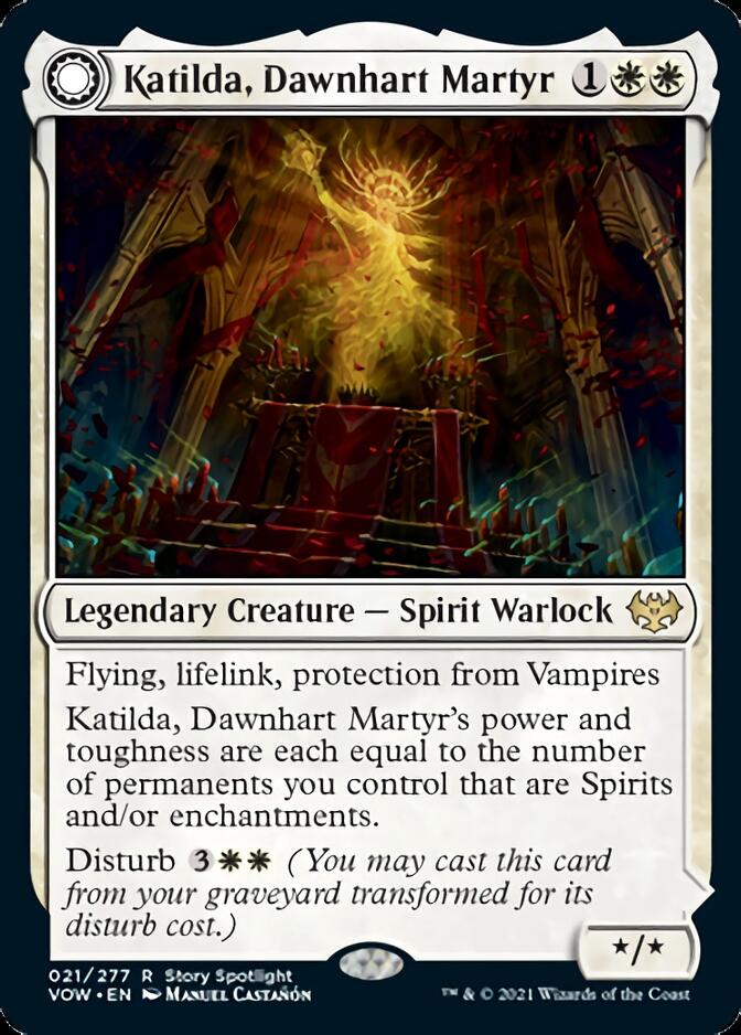 Katilda, Dawnhart Martyr // Katilda's Rising Dawn [Innistrad: Crimson Vow] | Game Haven TX