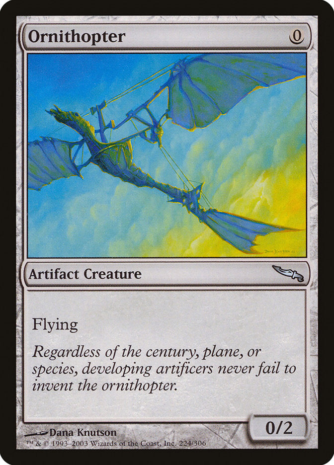 Ornithopter [Mirrodin] | Game Haven TX