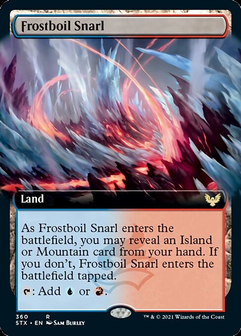 Frostboil Snarl (Extended) [Strixhaven: School of Mages] | Game Haven TX