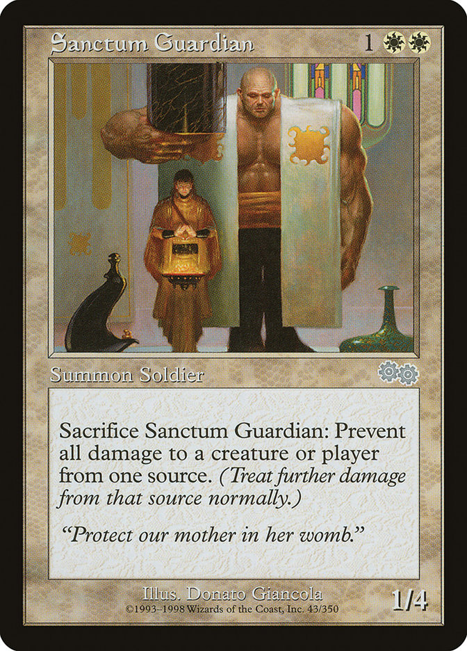 Sanctum Guardian [Urza's Saga] | Game Haven TX