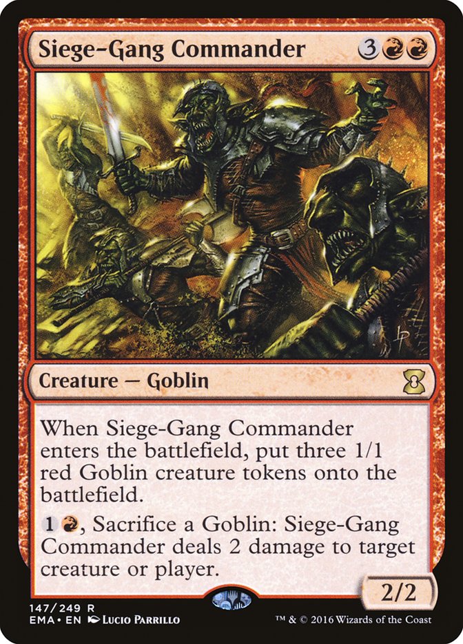 Siege-Gang Commander [Eternal Masters] | Game Haven TX