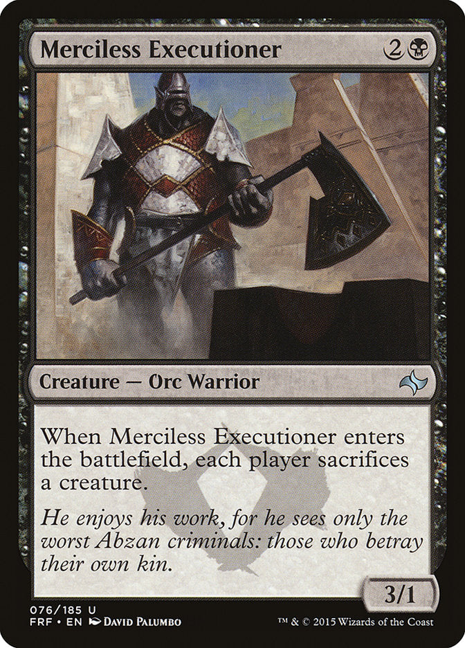 Merciless Executioner [Fate Reforged] | Game Haven TX