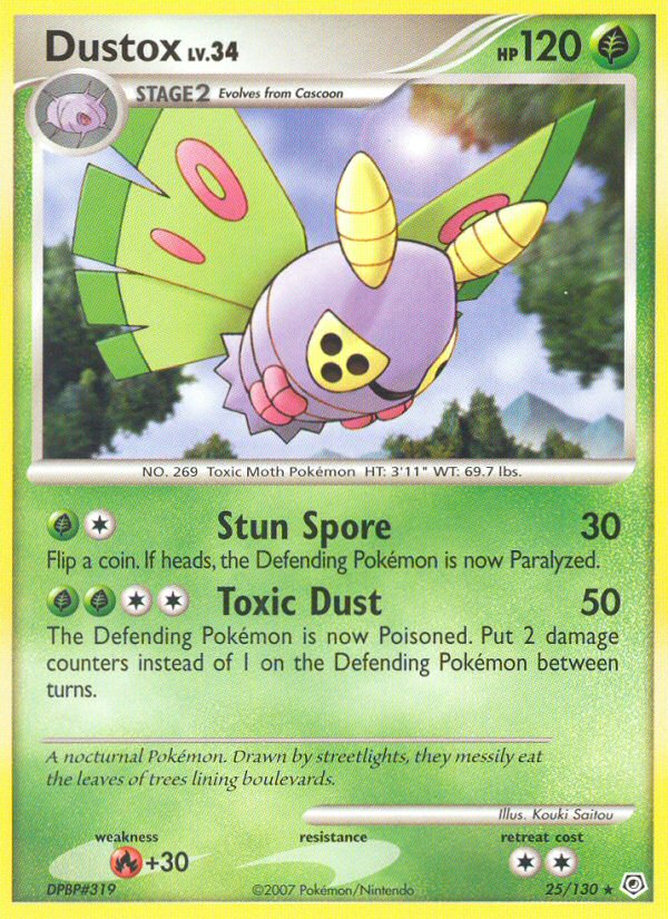 Dustox (25/130) [Diamond & Pearl: Base Set] | Game Haven TX