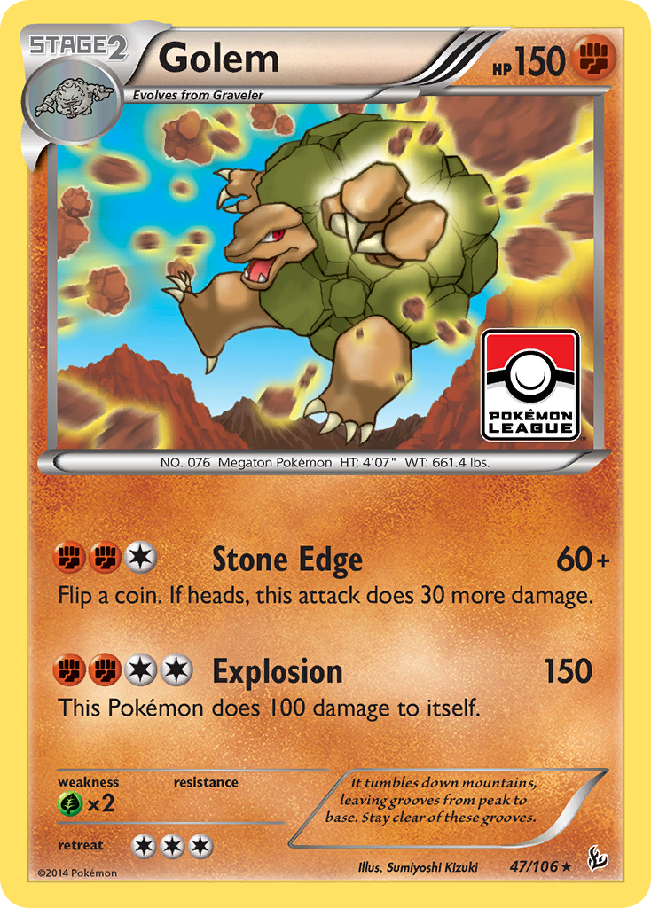 Golem (47/106) [XY: Flashfire] | Game Haven TX