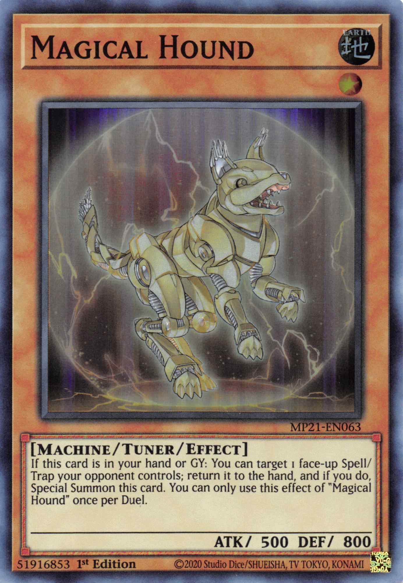 Magical Hound [MP21-EN063] Super Rare | Game Haven TX