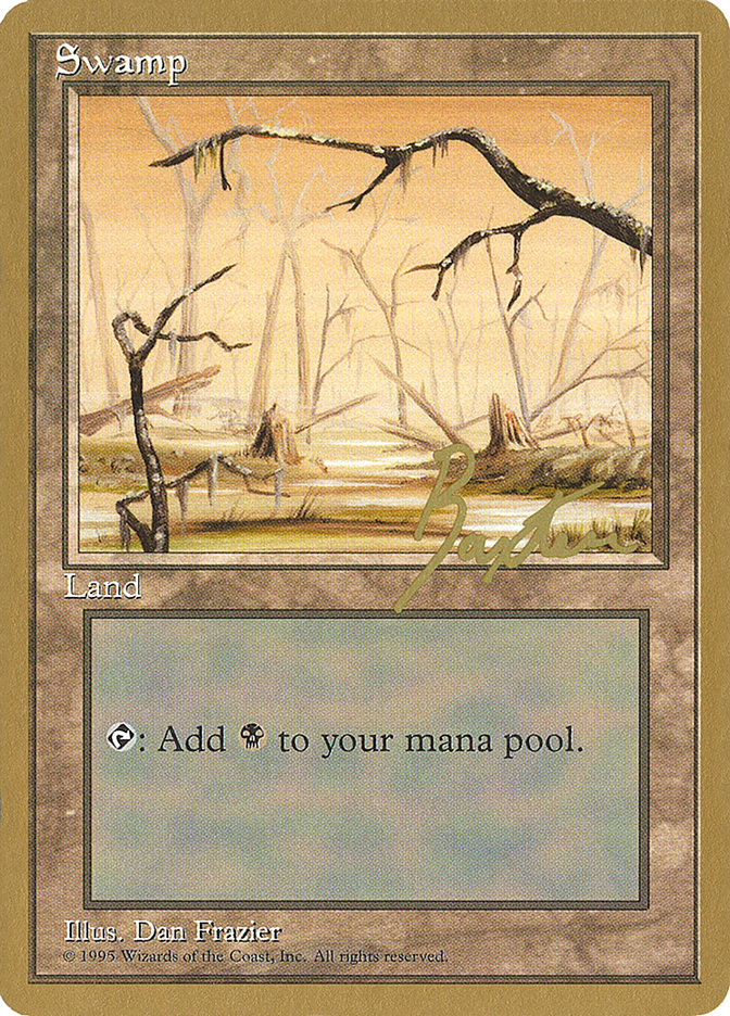 Swamp (gb370) (George Baxter) [Pro Tour Collector Set] | Game Haven TX