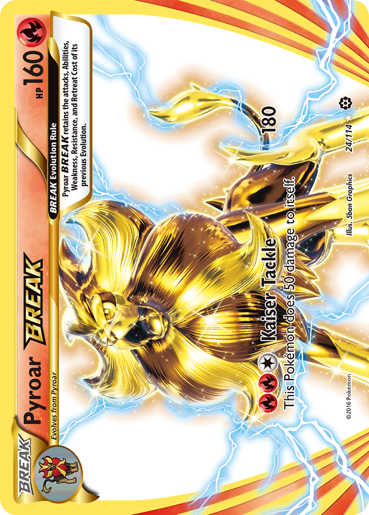 Pyroar BREAK (24/114) [XY: Steam Siege] | Game Haven TX