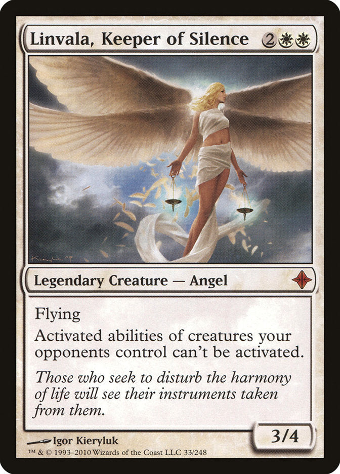 Linvala, Keeper of Silence [Rise of the Eldrazi] | Game Haven TX