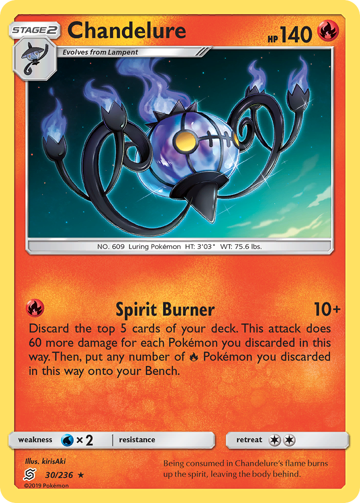 Chandelure (30/236) [Sun & Moon: Unified Minds] | Game Haven TX