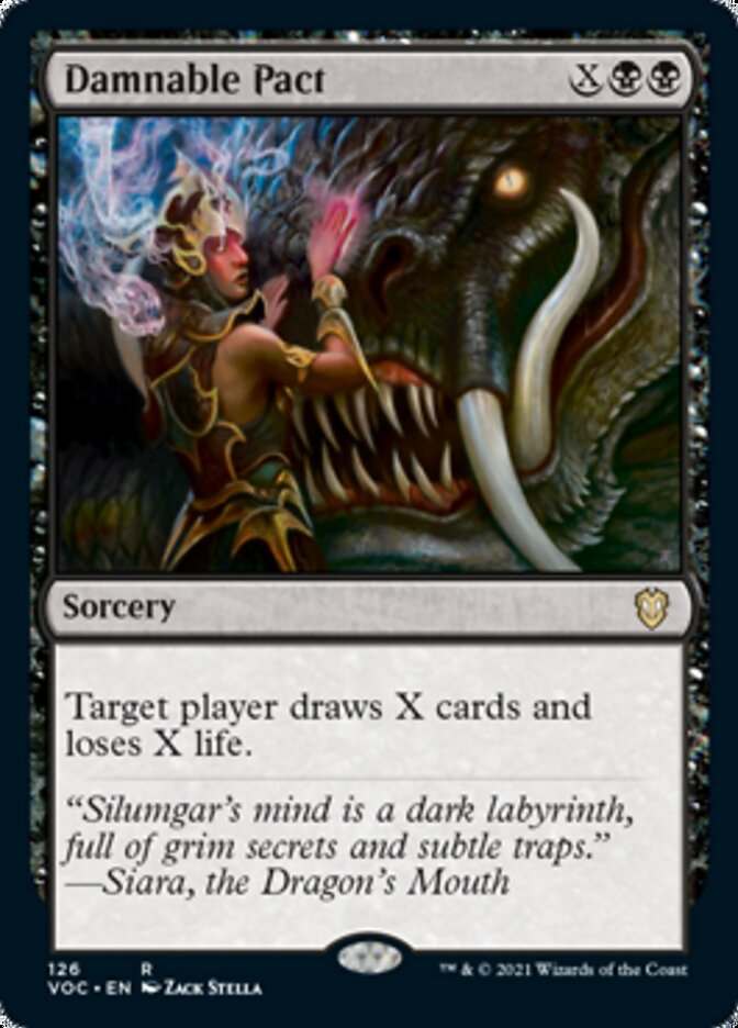 Damnable Pact [Innistrad: Crimson Vow Commander] | Game Haven TX