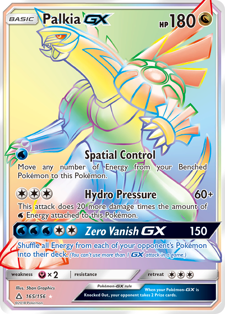 Palkia GX (165/156) [Sun & Moon: Ultra Prism] | Game Haven TX