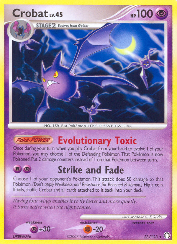 Crobat (23/123) [Diamond & Pearl: Mysterious Treasures] | Game Haven TX