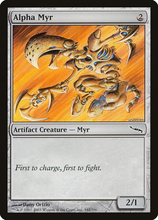 Alpha Myr [Mirrodin] | Game Haven TX
