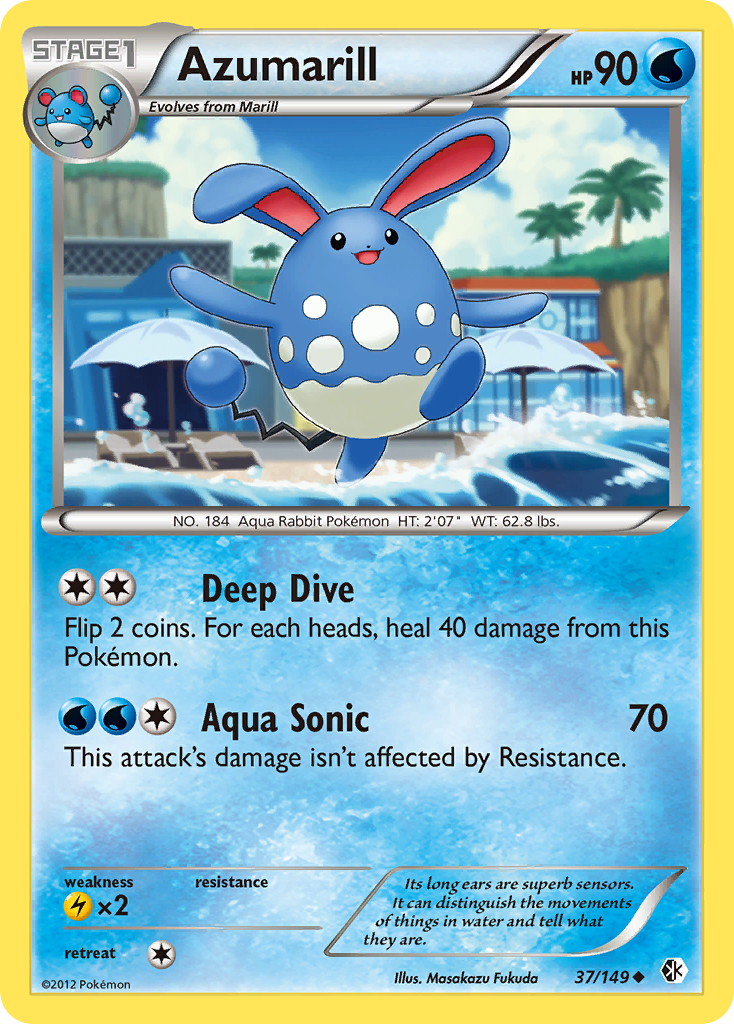 Azumarill (37/149) [Black & White: Boundaries Crossed] | Game Haven TX