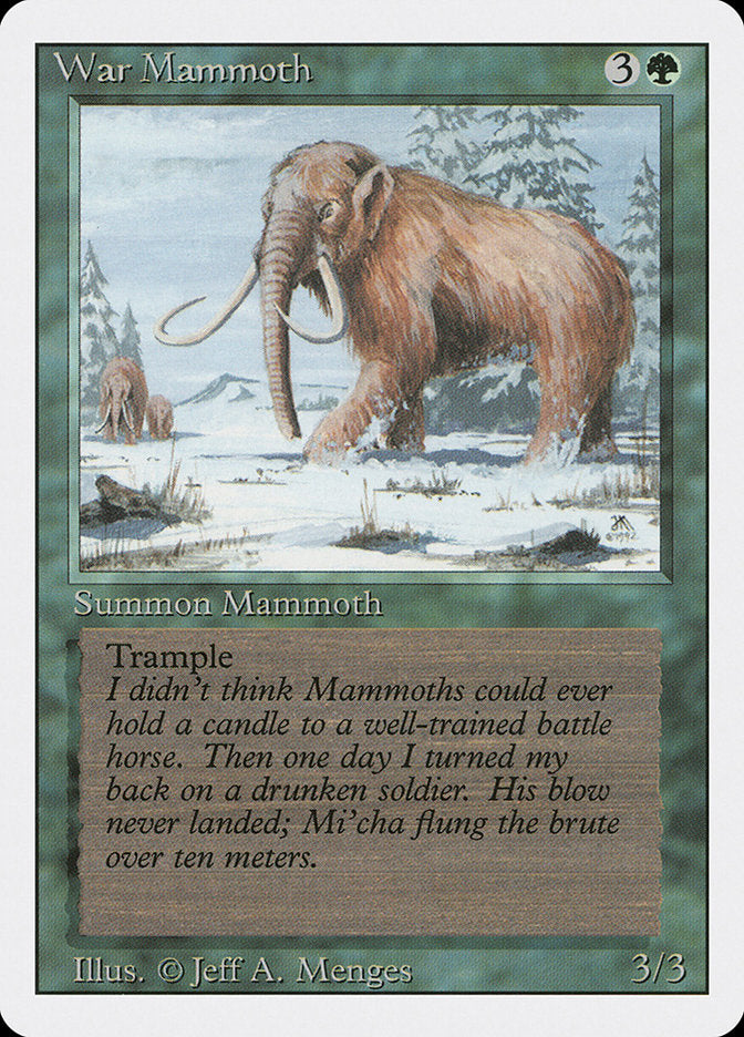 War Mammoth [Revised Edition] | Game Haven TX