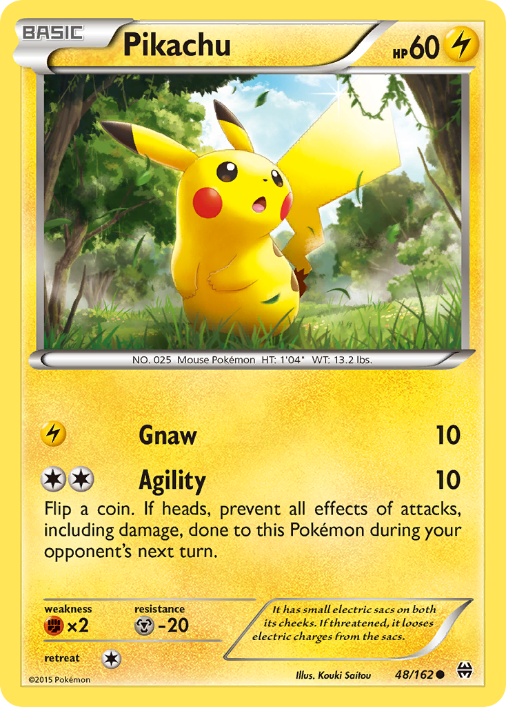 Pikachu (48/162) [XY: BREAKthrough] | Game Haven TX