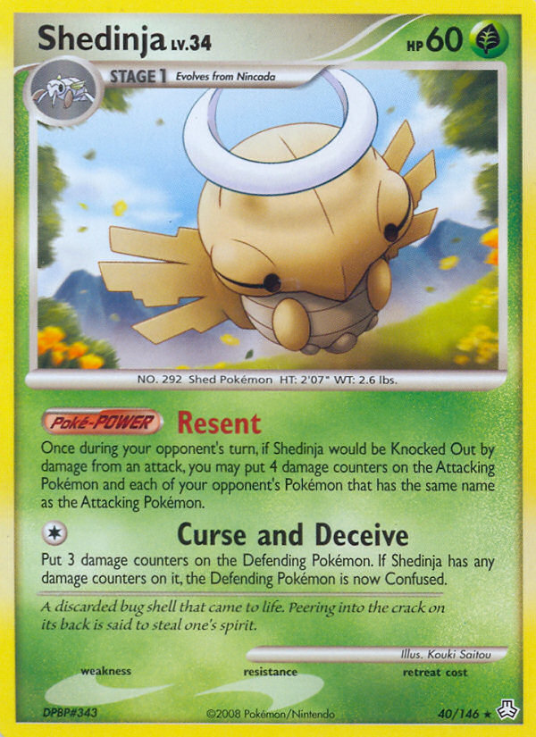 Shedinja (40/146) [Diamond & Pearl: Legends Awakened] | Game Haven TX