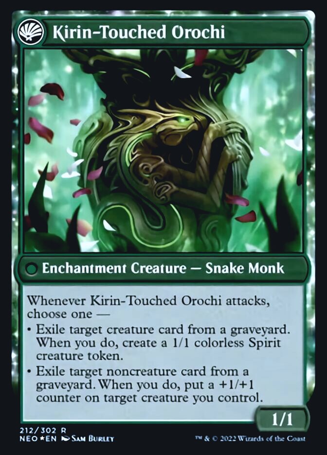 Teachings of the Kirin // Kirin-Touched Orochi [Kamigawa: Neon Dynasty Prerelease Promos] | Game Haven TX