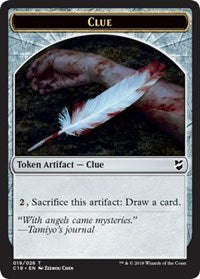 Clue // Construct (021) Double-sided Token [Commander 2018 Tokens] | Game Haven TX