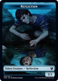 Reflection // Satyr Double-sided Token [Theros Beyond Death Tokens] | Game Haven TX