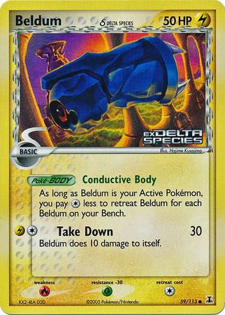 Beldum (59/113) (Delta Species) (Stamped) [EX: Delta Species] | Game Haven TX