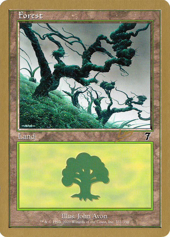 Forest (rl331) (Raphael Levy) [World Championship Decks 2002] | Game Haven TX