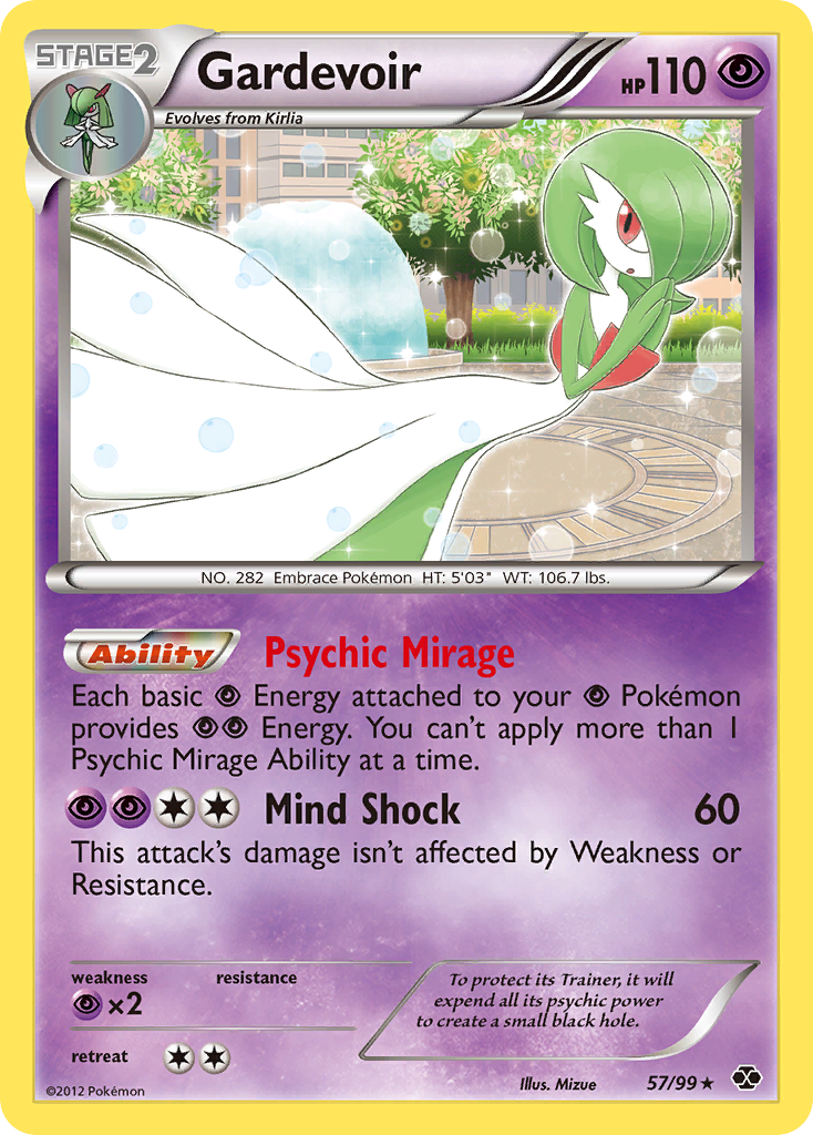 Gardevoir (57/99) [Black & White: Next Destinies] | Game Haven TX
