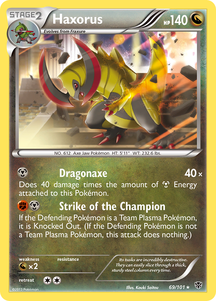 Haxorus (69/101) [Black & White: Plasma Blast] | Game Haven TX
