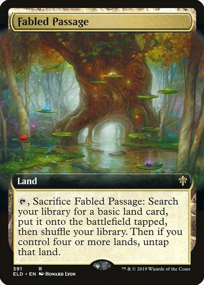 Fabled Passage (Extended Art) [Throne of Eldraine] | Game Haven TX