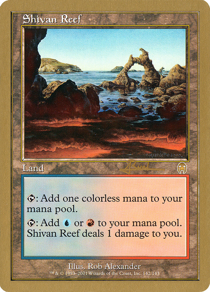 Shivan Reef (Antoine Ruel) [World Championship Decks 2001] | Game Haven TX