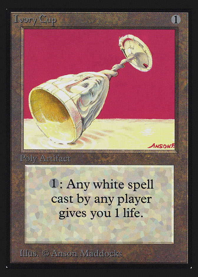 Ivory Cup (IE) [Intl. Collectors’ Edition] | Game Haven TX