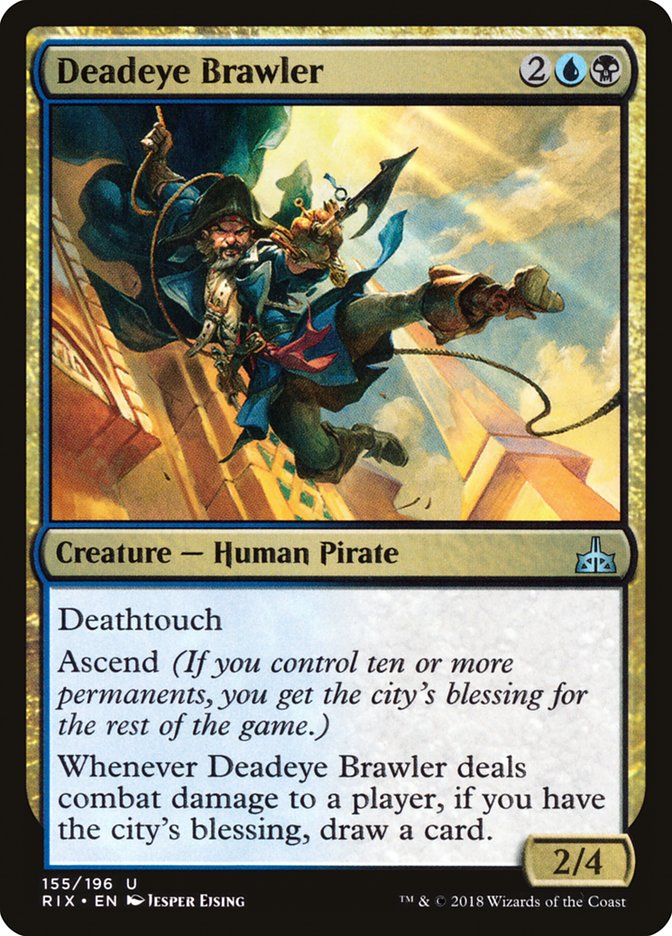 Deadeye Brawler [Rivals of Ixalan] | Game Haven TX