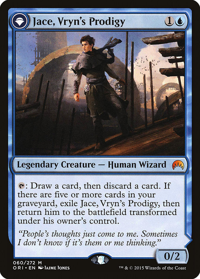 Jace, Vryn's Prodigy // Jace, Telepath Unbound [Magic Origins] | Game Haven TX