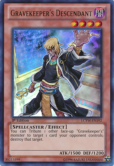 Gravekeeper's Descendant [LCYW-EN192] Ultra Rare | Game Haven TX