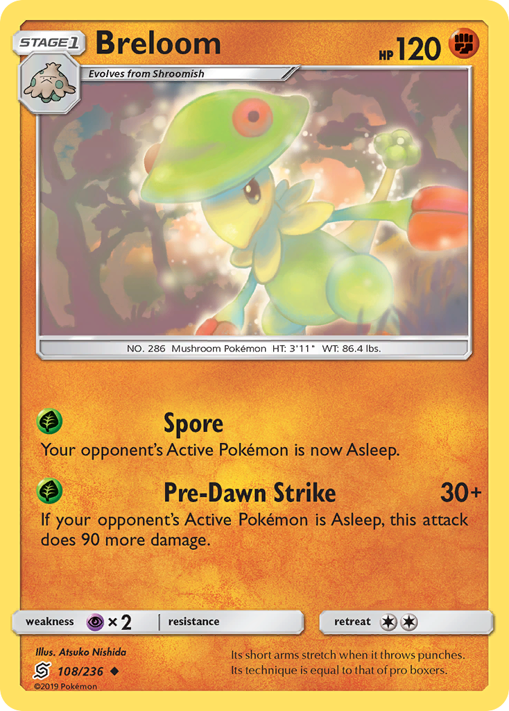 Breloom (108/236) [Sun & Moon: Unified Minds] | Game Haven TX