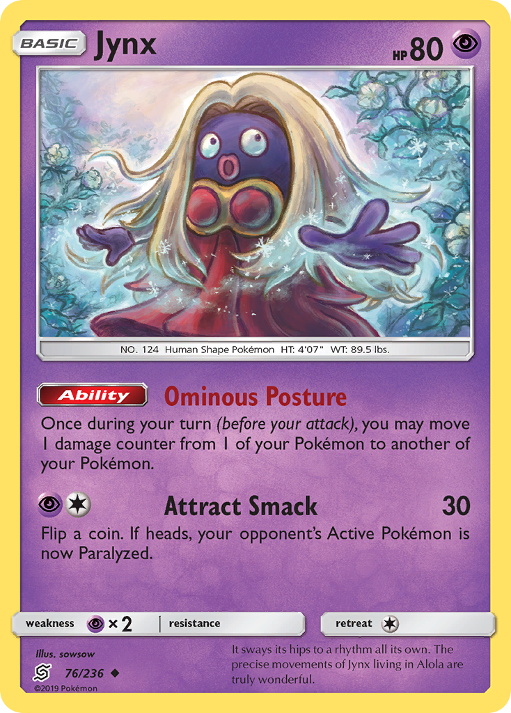 Jynx (76/236) [Sun & Moon: Unified Minds] | Game Haven TX