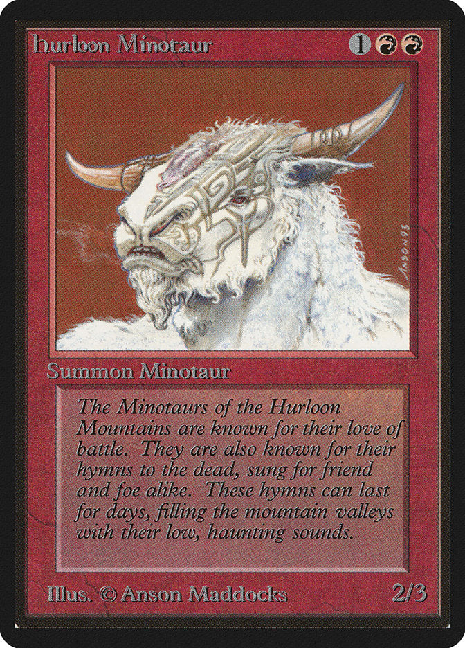 Hurloon Minotaur [Limited Edition Beta] | Game Haven TX