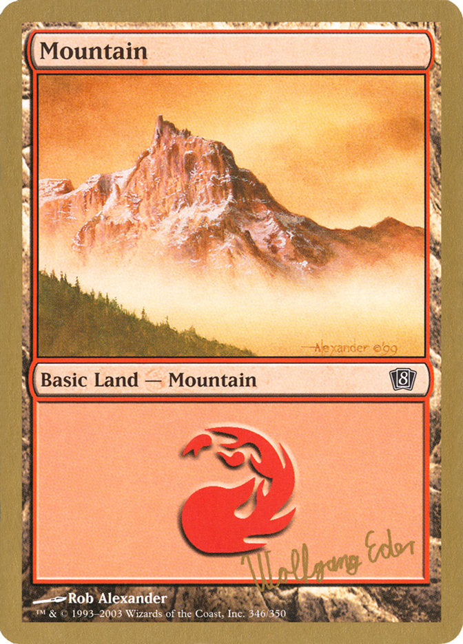 Mountain (we346) (Wolfgang Eder) [World Championship Decks 2003] | Game Haven TX