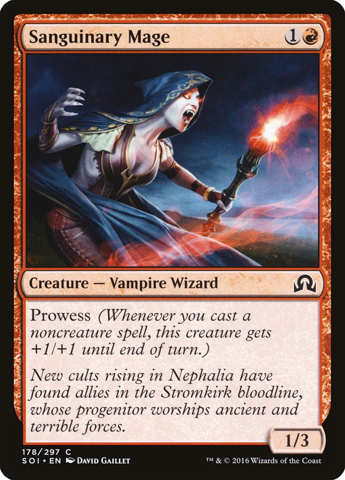 Sanguinary Mage [Shadows over Innistrad] | Game Haven TX