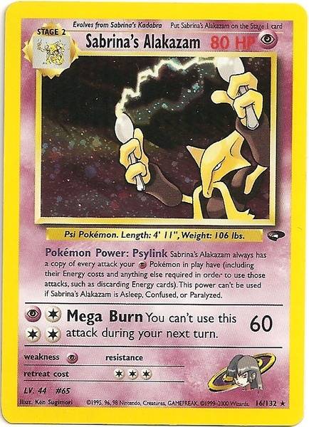 Sabrina's Alakazam (16/132) [Gym Challenge Unlimited] | Game Haven TX
