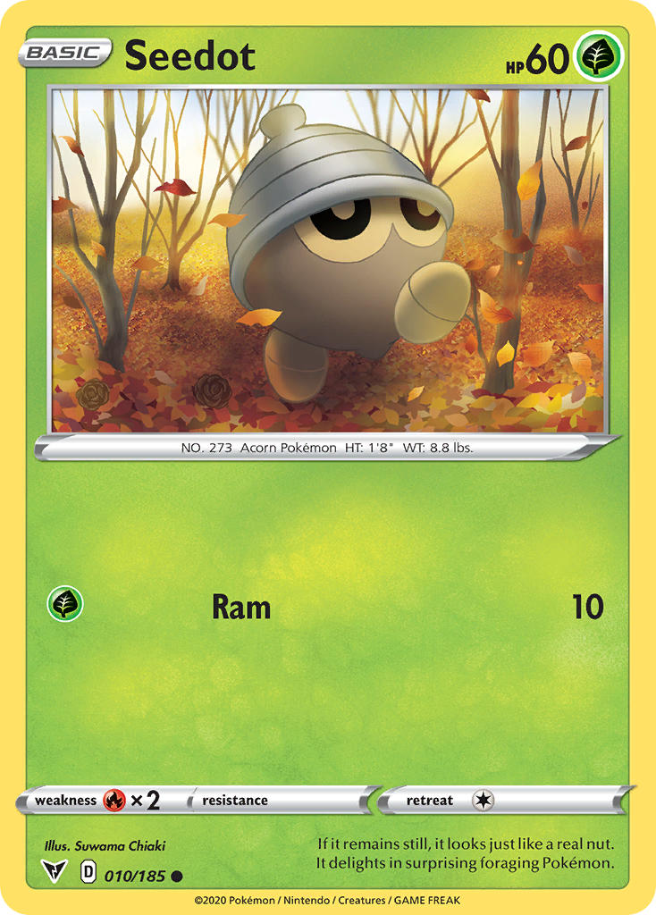 Seedot (010/185) [Sword & Shield: Vivid Voltage] | Game Haven TX