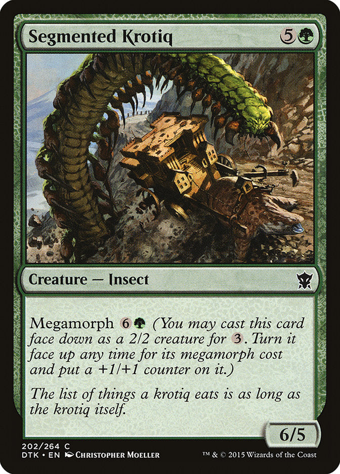 Segmented Krotiq [Dragons of Tarkir] | Game Haven TX