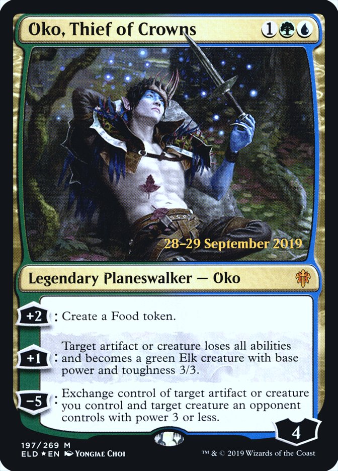 Oko, Thief of Crowns [Throne of Eldraine Promos] | Game Haven TX