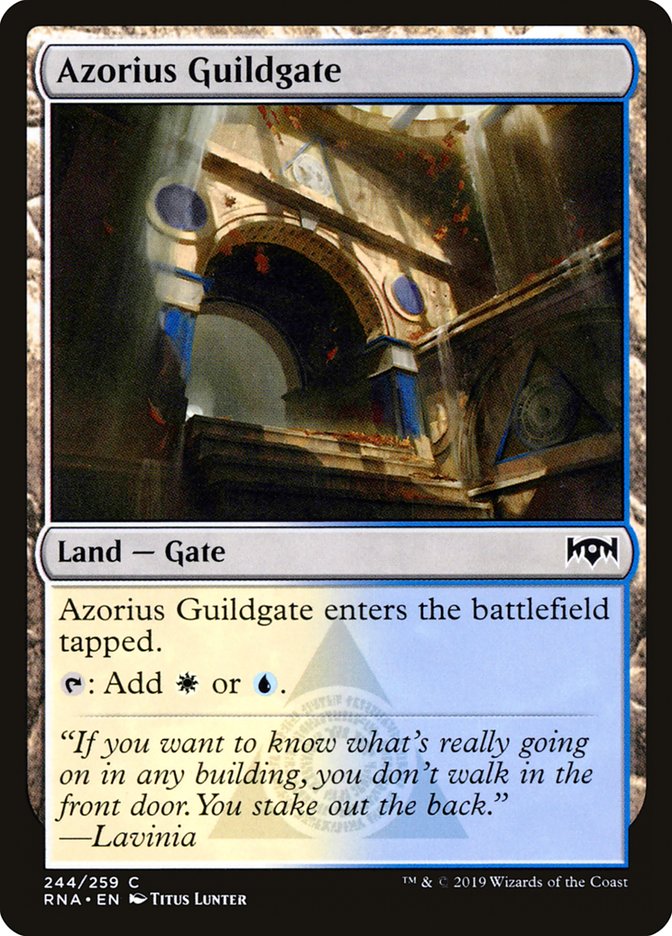 Azorius Guildgate (244/259) [Ravnica Allegiance] | Game Haven TX