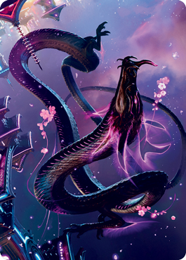 Junji, the Midnight Sky 1 Art Card [Kamigawa: Neon Dynasty Art Series] | Game Haven TX