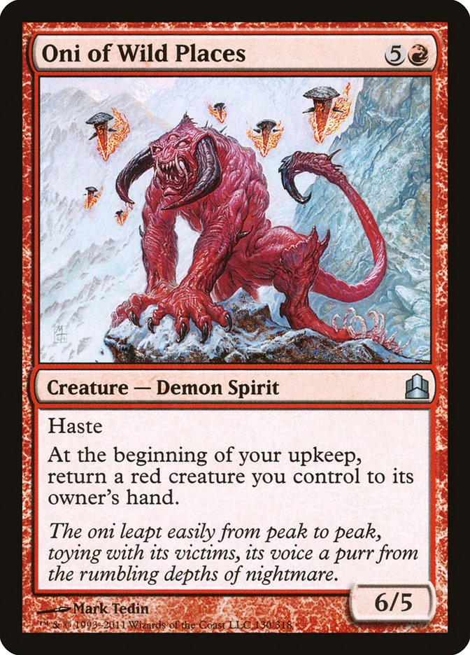 Oni of Wild Places [Commander 2011] | Game Haven TX