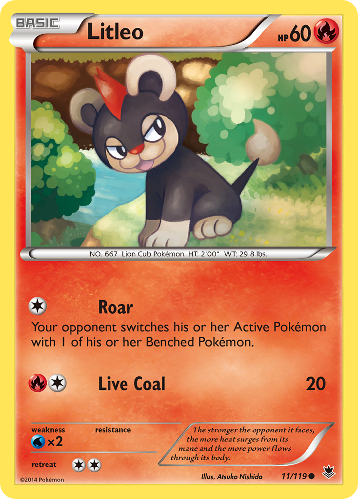 Litleo (11/119) [XY: Phantom Forces] | Game Haven TX