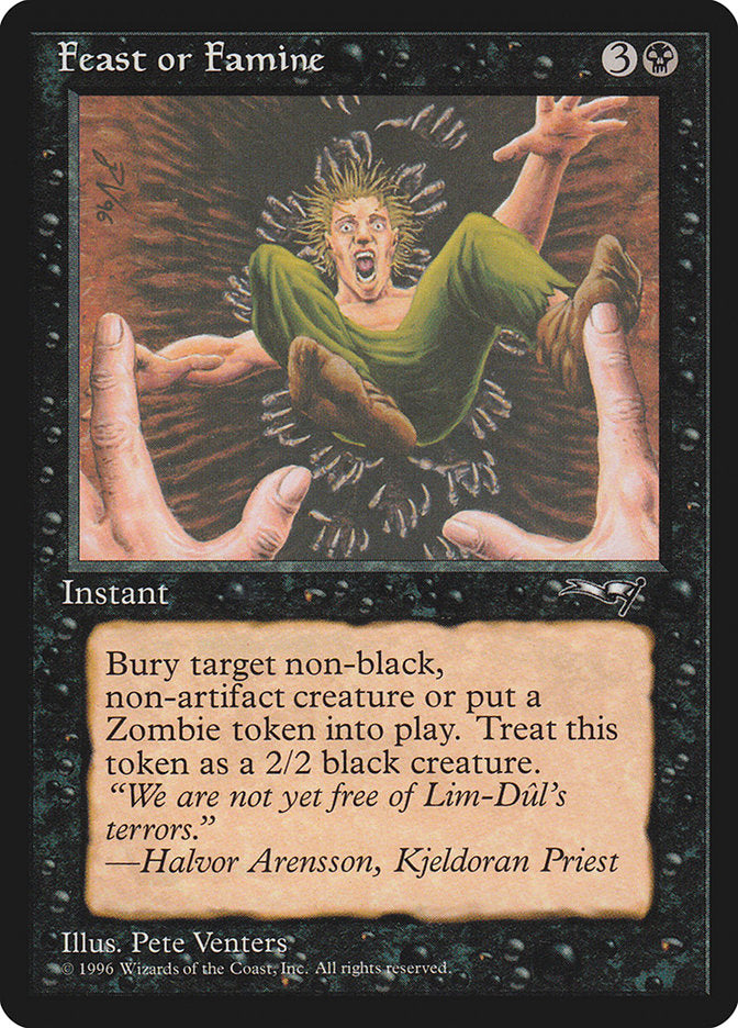 Feast or Famine (Falling) [Alliances] | Game Haven TX