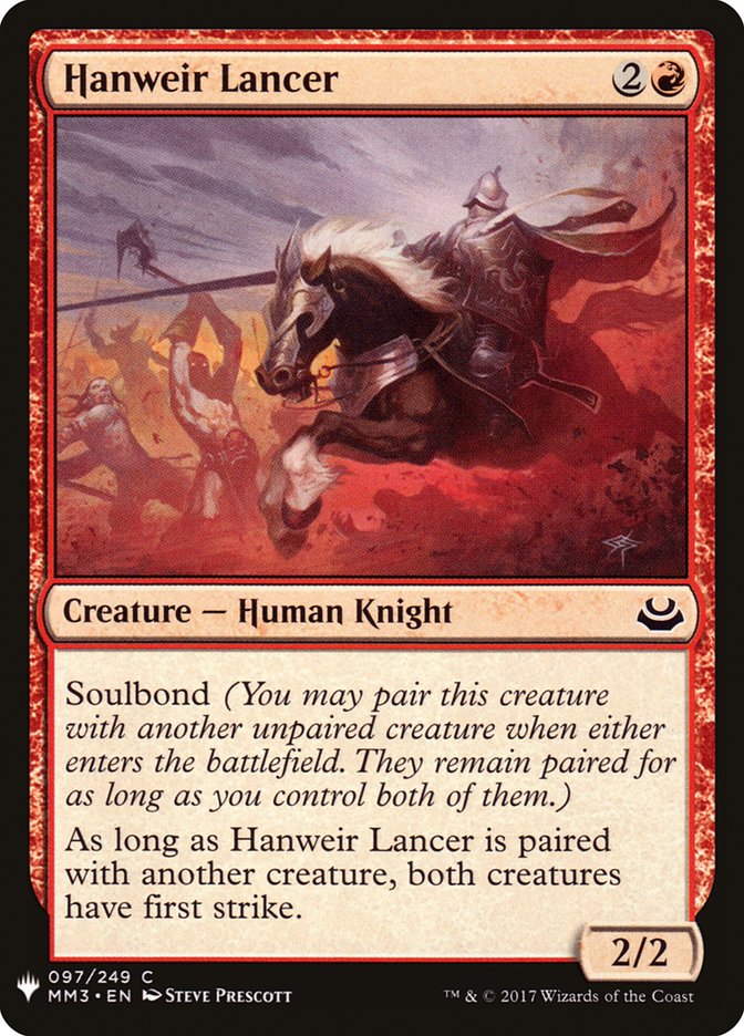Hanweir Lancer [Mystery Booster] | Game Haven TX