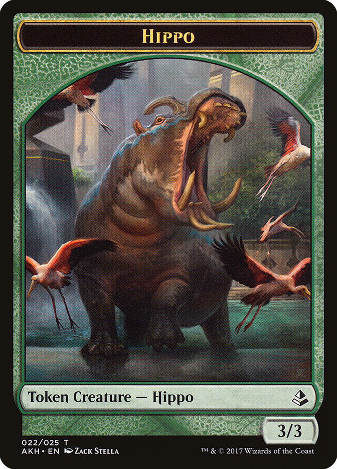 Hippo [Amonkhet Tokens] | Game Haven TX